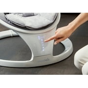 Munchkin® Bluetooth Enabled Infant Baby Swing,5 Ranges of Motion, White, Unisex