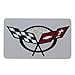thumbnail image 3 of Eurosport Daytona - Compatible avec 1996-2004, Plaque d'Extraction C5 - Petit 50e & Drapeaux (Acier Inoxydable), 3 of 4
