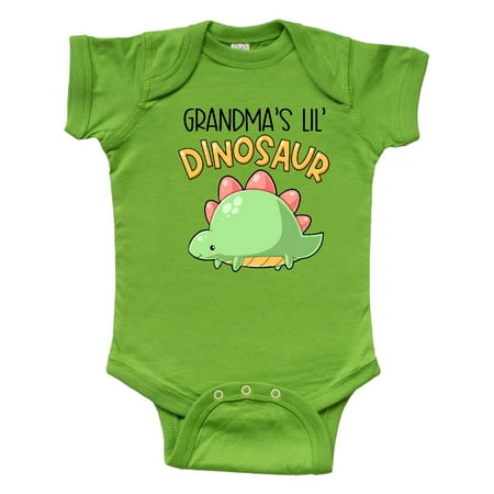 

Inktastic Grandma s Lil Dinosaur with Cute Stegosaurus Gift Baby Boy or Baby Girl Bodysuit