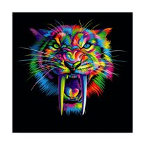 Trademark Fine Art 'Sabretooth' Canvas Art by Bob Weer