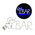 thumbnail image 4 of Milaget USB Battery BAR LED Neon Night Light Signs Wall Lamp Party Home Decor Blue, 4 of 9