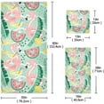 thumbnail image 3 of Dreamtimes 3 PCS Towel Cute Flamingo in Summer Cotton Bath Towel Set (1 Bath Towel, 1 Hand Towel, 1 Washcloth) for Bathroom, Super Soft and Quick Dry Towels, 3 of 7