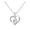 Silver, variant on Joernso Mother And Daughter Son Love Heart Pendant Necklace Mother's Day Jewelry Gifts for Grandmother Mom Daughter Wife