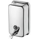thumbnail image 1 of Dispensador de jabón, dispensador de jabón manual de acero inoxidable para montaje en pared, dispensador de jabón comercial para baño, cocina, mercado, hotel, restaurante (800 ml), 1 of 4