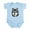 Sky Blue, variant on CafePress - Painted Wolf Grayscale Infant Bodysuit - Baby Light Bodysuit, Size Newborn - 24 Months