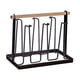 thumbnail image 3 of Estante para secar tazas, estante para vasos de agua de vidrio, soporte para vasos de drenaje de cocina, escurridor de vidrio para beber, soporte para Negro Macarena Estante de secado de botellas, 3 of 8