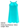 thumbnail image 3 of Vestidos para mujer Vestido de verano sin mangas con tirantes finos Camiseta plisada lisa DM, 3 of 5