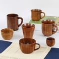 thumbnail image 2 of EIMELI Tasse en Bois Réutilisable Thé Café Lait Vin Isolation Thermique Eau Boisson Cadeau, 2 of 12