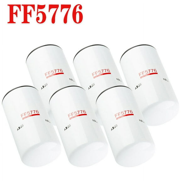 6 Pack FF5776 Fuel Filter For Cummins 2893612 Oil Filter