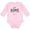 AD-Pink, variant on Inktastic It's Home- Alabama State Outline DIstressed Text Boys or Girls Long Sleeve Baby Bodysuit