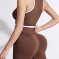 thumbnail image 6 of Hessimy Two Piece Casual Workout Sets for Women Athletic 2 Piece Summer Outfits Lounge Matching Sets Clothing(Coffee,S), 6 of 8