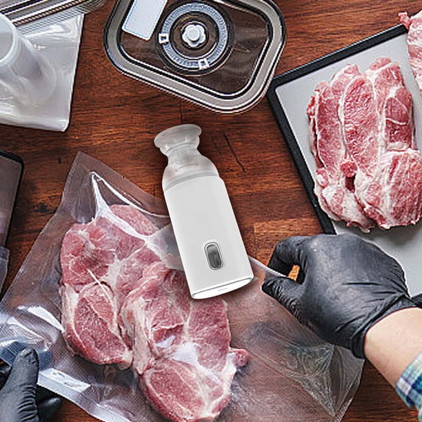 Pisexur Batería de cocina Sellador al vacío para alimentos, bolsa de compresión al vacío, bomba especial, portátil, para el hogar, USB. para la cocina del hogar