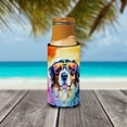 thumbnail image 3 of Bernese Mountain Dog Hippie Dawg Hugger for Ultra Slim Cans 4 in x 6.5 in, 3 of 5
