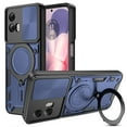 thumbnail image 2 of Elegant Choise Case for Moto G Play/G Power 2024 6.5/6.7inch Car Magnetic Stand Case Rugged Cover, Blue, 2 of 14