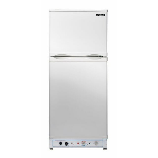 Unique 6 Cu/Ft White Propane Refrigerator With CO Alarming Device With Safety Shutoff Serial #