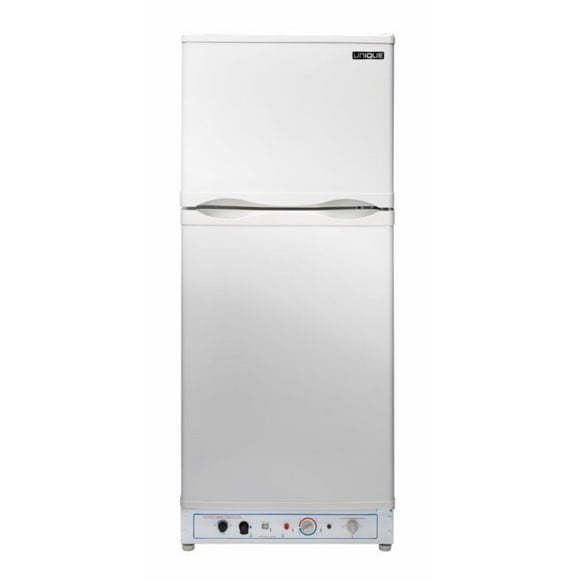 Unique 6 Cu/Ft White Propane Refrigerator With CO Alarming Device With Safety Shutoff Serial #