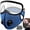 Blue-f-1pc, variant on Reusable Carbon Filter Dust Mask with 5 Activated Filters Breathable Adjustable Mesh Face Mask