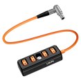 thumbnail image 1 of Lm-p4 Power Cable Splitter 2 Pin Lemo Plug to 4 Ports D Tap Power Splitter for Select RED Camera, 1 of 4