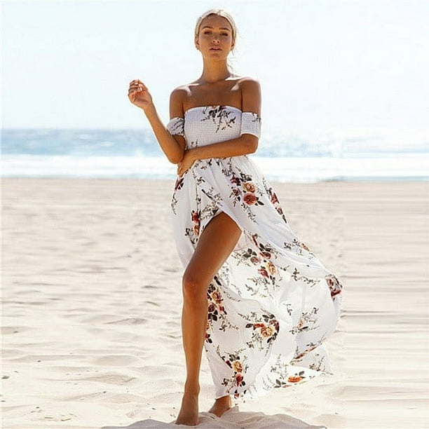 fitted lace wedding dress Knit Midi Dress Off Shoulder Tie Sleeve Women's Resort Wear in Boho Be –  East Coast Bella Boutique