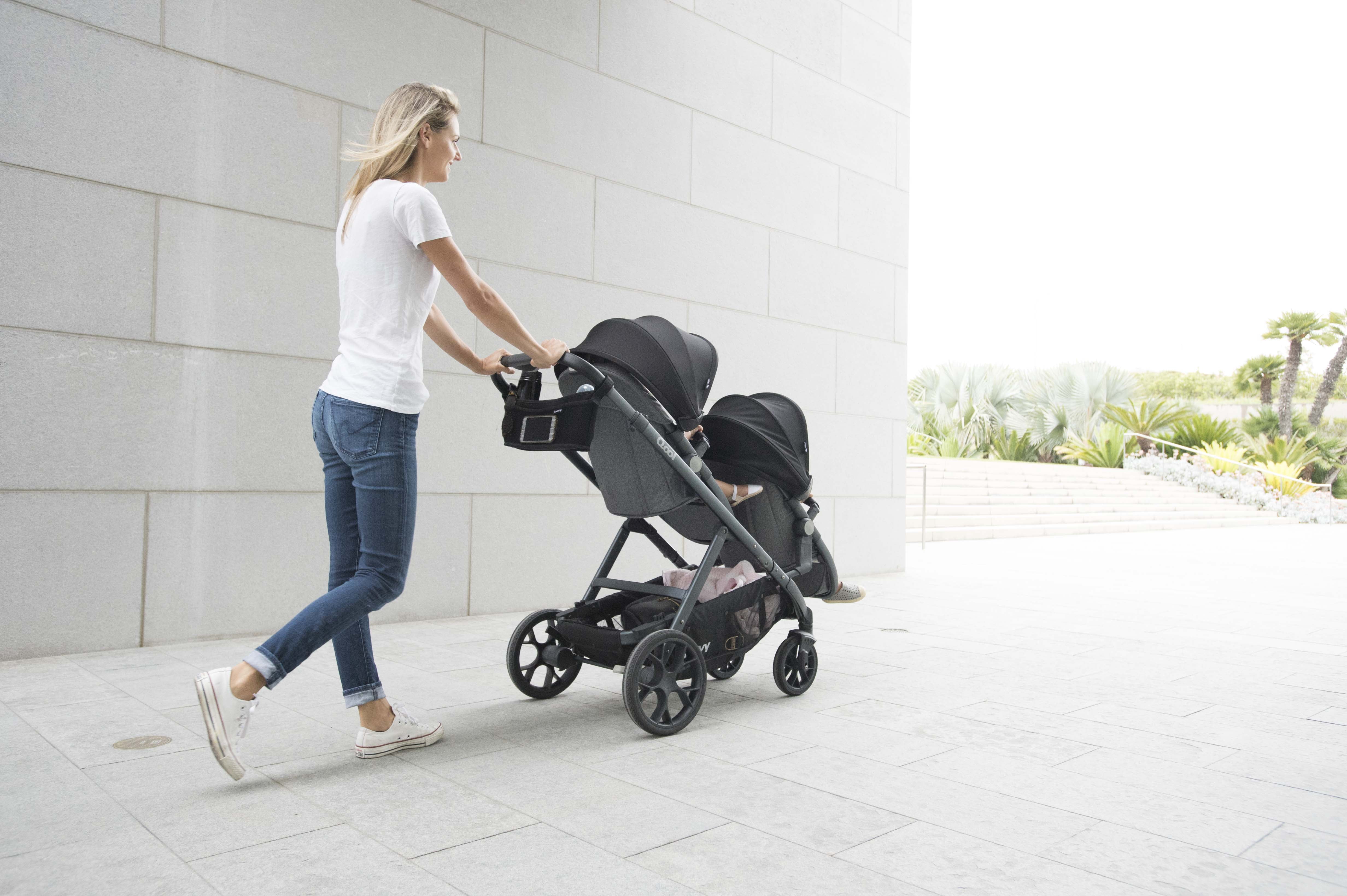 joovy Qool Second Seat - Gray Melange