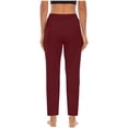 thumbnail image 4 of Flare Leggings for Women, High Waisted Yoga Pants with Pockets for Women, 4 of 7