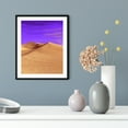 thumbnail image 4 of Designs ByLITA Purple Desert Haze, 11 x 14 Black Wall Print Inspirational (Framed) | Old Masterpieces | Stylish Modern Decoration For The Home and Office, 4 of 4