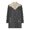 Grey, variant on Women Fleece Lined Suede Lapel Button Mid Length Peacoat Dual Side Pocket Polyester Winter Outerwear 1pc S-XXL True To Size Plus Size Friendly