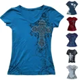 thumbnail image 2 of Huachaog Grunge 2000s Women T Shirts Vintage Graphic Y2k Short Sleeve Goth Tee Emo Teen Girls Clothes Streetwear, 2 of 5
