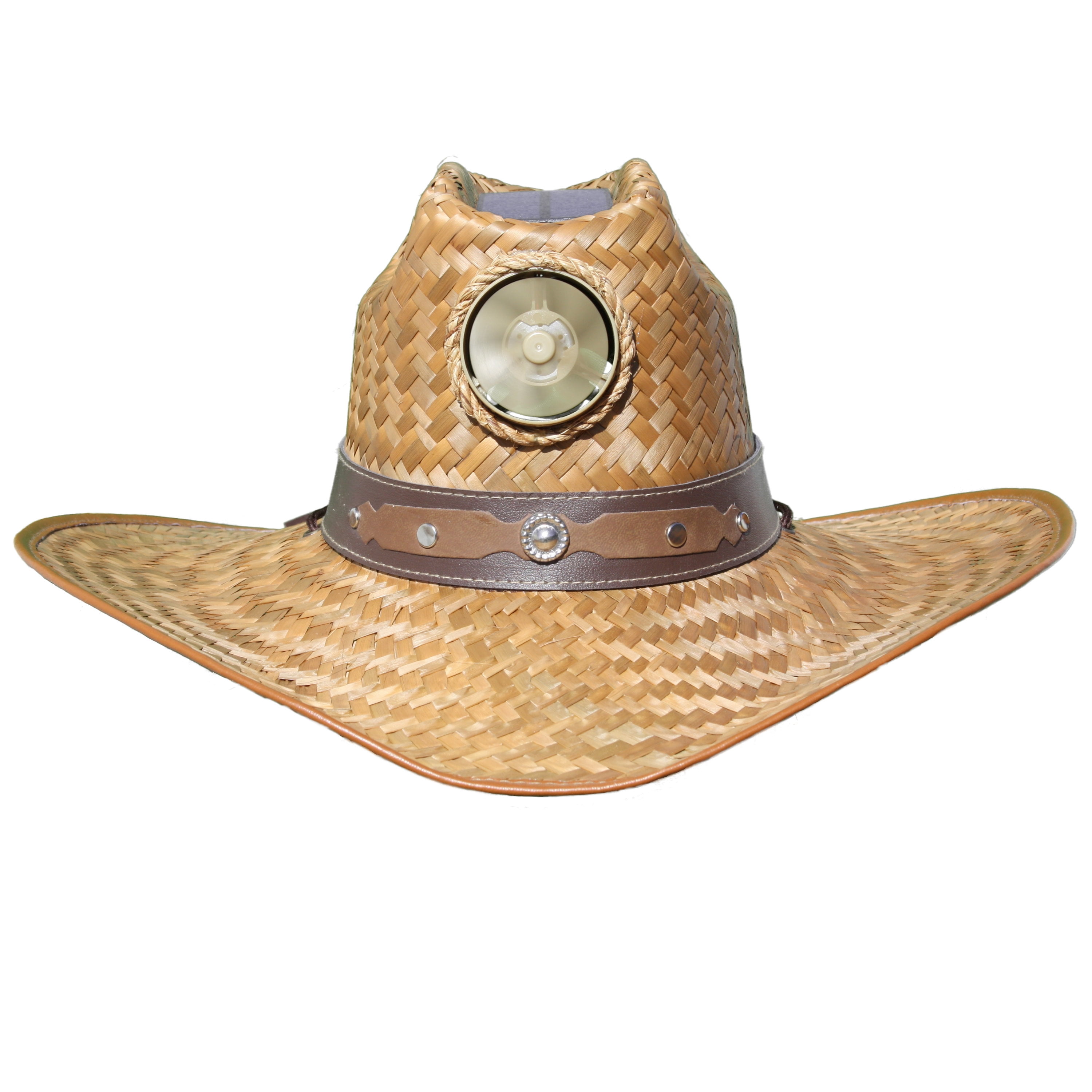 Kool Breeze Solar Cooling Straw Hat - Cowboy (M) 