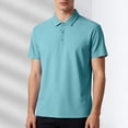 thumbnail image 2 of CYiJun Men's and Big Men's Polo Shirts,Quick Dry Moisture Wicking Performance Short Sleeve Golf Shirts, Sizes M-5XL, 2 of 7