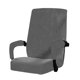 thumbnail image 1 of Matsuzay Fundas para sillón de terciopelo de amplias aplicaciones, fundas universales para silla de juegos, fáciles de instalar Decoración del hogar Gris l, 1 of 6