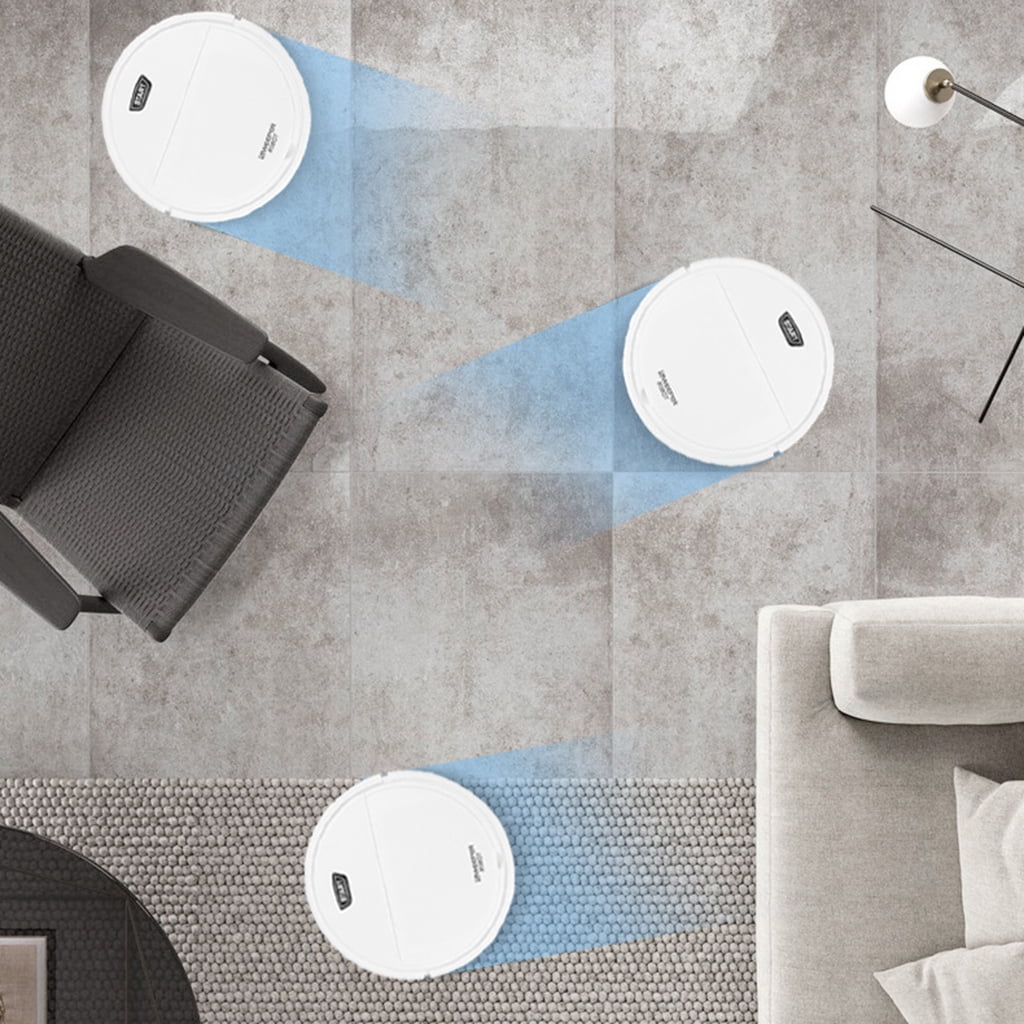 ZUARFY Large Suction Robot Vacuum Silent and Anti-collision Rechargeable Vacuum Cleaner
