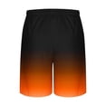 thumbnail image 4 of JYnXIANTI Mens Shorts Lightweight Gradient Elastic Waist Shorts Lounge Comfort Summer Shorts Breathable Classic Fit Clothes, 4 of 5
