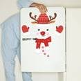 thumbnail image 6 of AZXY Snowman Christmas Wall Decals Indoor Elk Deer Removable Christmas Window Clings For Glass Windows Electrostatic Wall Decorations Stickers for Background Room Bedroom, 6 of 8