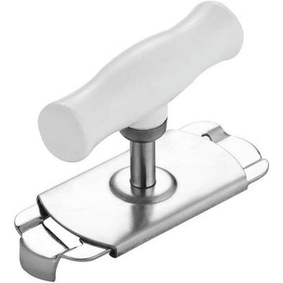 LQQBOX Jar Opener, Jar Lid Opener for Seniors with arthritis, Adjustable Stainless Steel Lids Off Easy Jar Opener for 2.5-9.5cm Bottle Can (White)