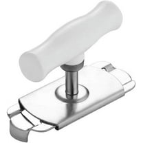 LQQBOX Jar Opener, Jar Lid Opener for Seniors with arthritis, Adjustable Stainless Steel Lids Off Easy Jar Opener for 2.5-9.5cm Bottle Can (White)