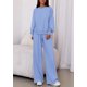 thumbnail image 2 of Conjunto de Lounge PRETTYGARDEN para Mujer 2 Piezas Azul XL, 2 of 8
