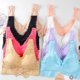 thumbnail image 2 of Qarigey Fitness Bra Mujeres Wireless Push Up Lace Design Sujetador deportivo Yoga Ajustable Chica Ropa interior Ropa interior morado claro L Qarigey AP000517-22, 2 of 6