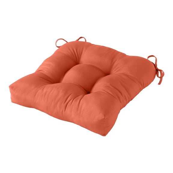 Greendale Home Fashions Tufted Outdoor 20'' x 20'' Seat Cushion, Rust
