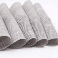 thumbnail image 3 of Sets de Napperons Ronds Tressés en Coton pour Table de Cuisine, Napperons Ronds Tissés Lavables, Ensemble de 4, 3 of 5
