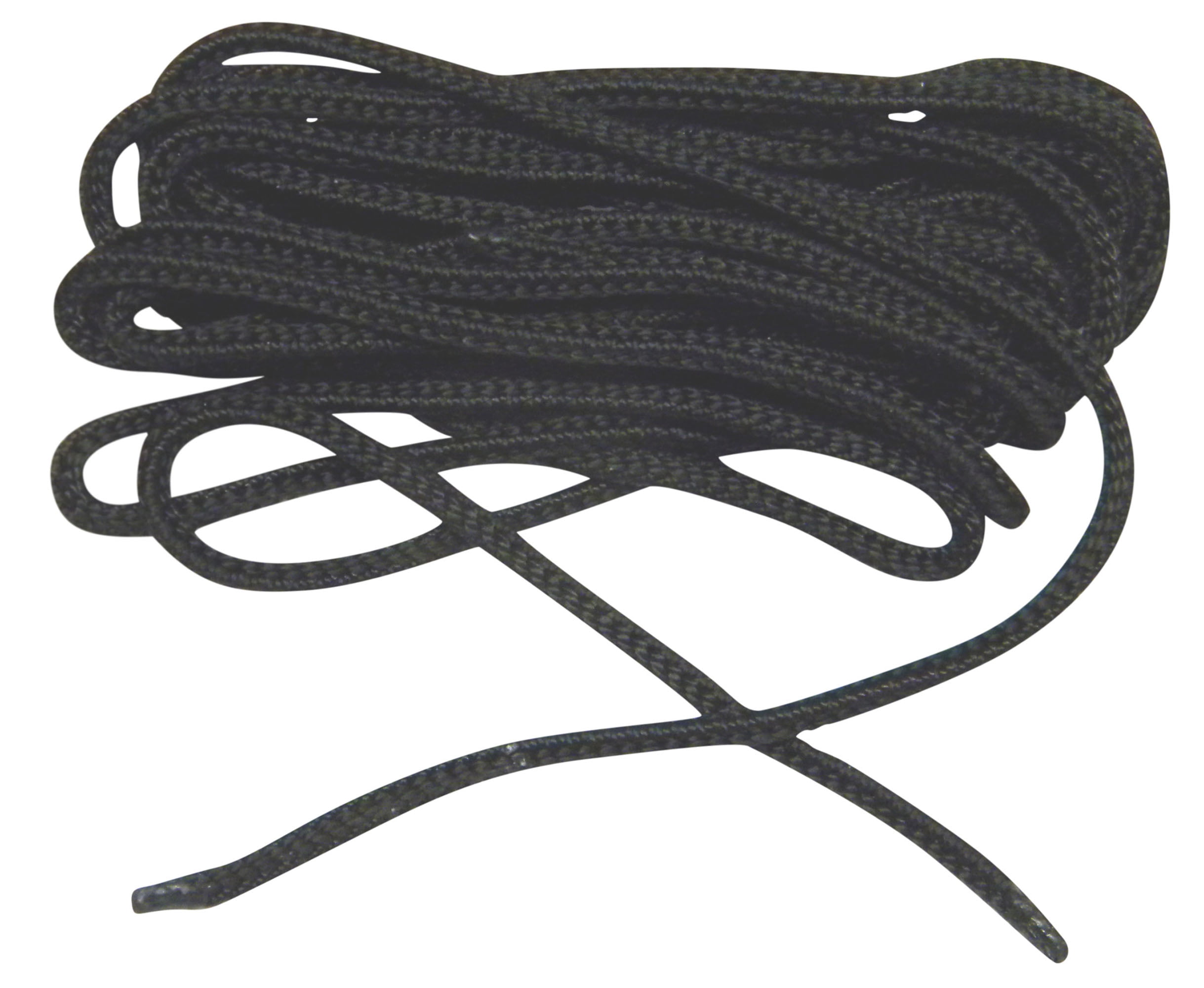 Fused Tips Made in the USA OrthoStep Thin Round Athletic Nylon Shoelaces Work Boot Laces 2 Pair Pack 
