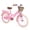 Light Pink, variant on Cirayno 20" Girls Bike with Convenient Basket, Retro Style Kids Bike Comfort Children Bicycle for 7-10 Years, Purple