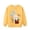 Yellow, variant on HCYSFG Girls Cartoon Bunny Printed Sweatshirt Long Sleeve Pants 2 Piece Set Fall Winter Outdoor Playwear Outfit Set