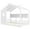White, variant on Bellemave Floor House Bed with Storage Shelf, Wood Twin Size Montessori Bed with Fence, Playhouse Beds Frame Can be Decorated, No Box Spring Needed（Gray)