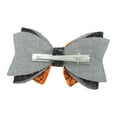 thumbnail image 5 of Unique Bargains 1 Pc Duckbill Clip Halloween Bow Spiderweb Hair Clip for Women Black Orange, 5 of 5