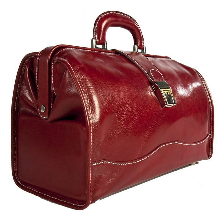 Alberto Bellucci Italian Leather Giotto Classic Doctor Top Handle