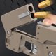 thumbnail image 1 of Pistola De Juguete Plegable Pistola de juguete plegable de concha blanda, pistola de juguete de doble cañón, regalo para niños y adultos (arena), 1 of 8