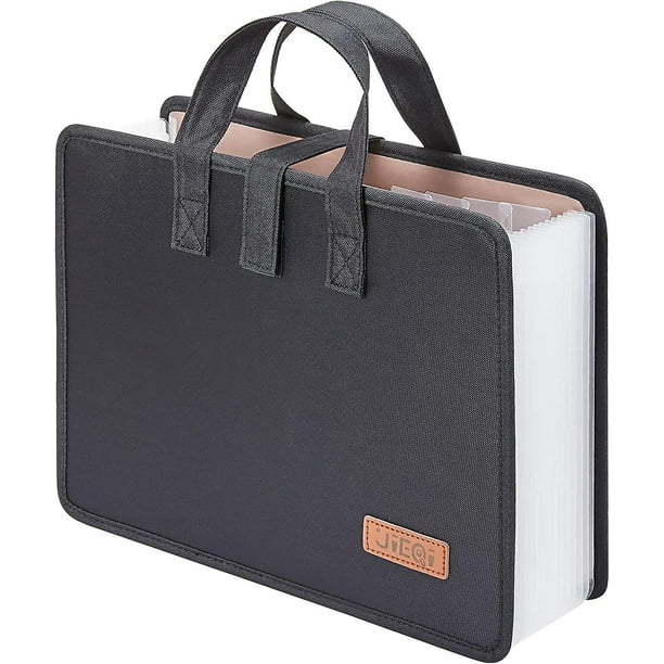 Organizador de archivos/carpeta del organizador de documentos, con 13 bolsillos expandiendo carpetas de archivo con mango de tamaño A4, carpetas de acordeón para papel de factura Feliz Sencillez