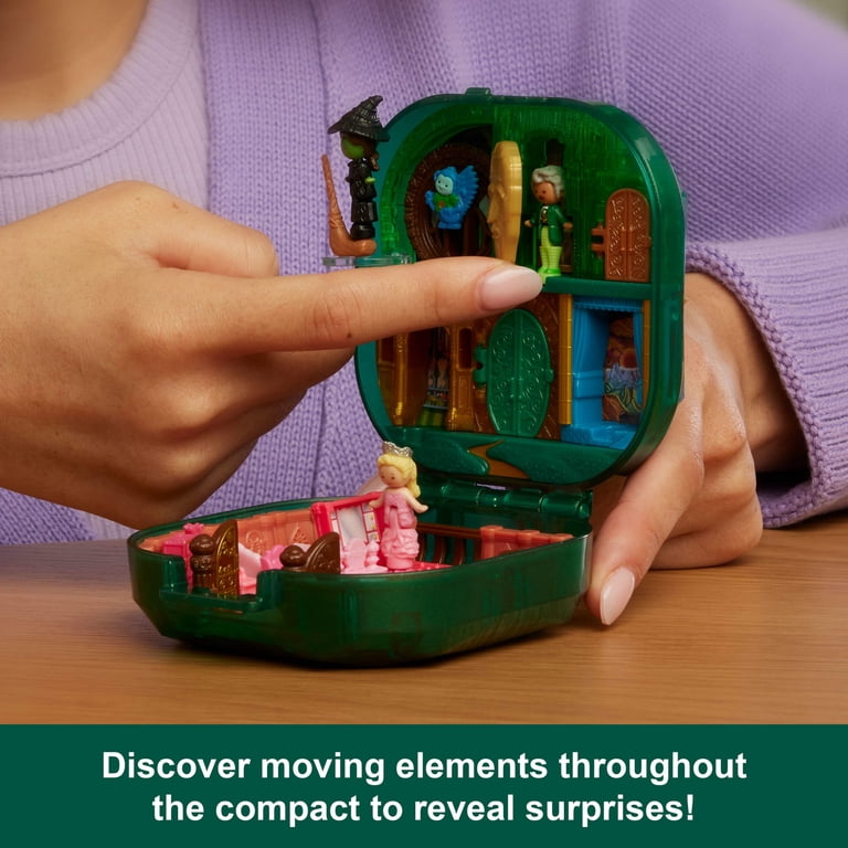 Polly Pocket Micro Dolls & Playset, Wicked Compact with Hat