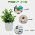 thumbnail image 7 of Kingtowag Clearance Artificial Flowers Porch Indoor Cemetery Fall Winter Decor, Simulation Potted White Pot New Spring Grass, Perfect for Wedding, Holiday, Parties Gifts, 7 of 7